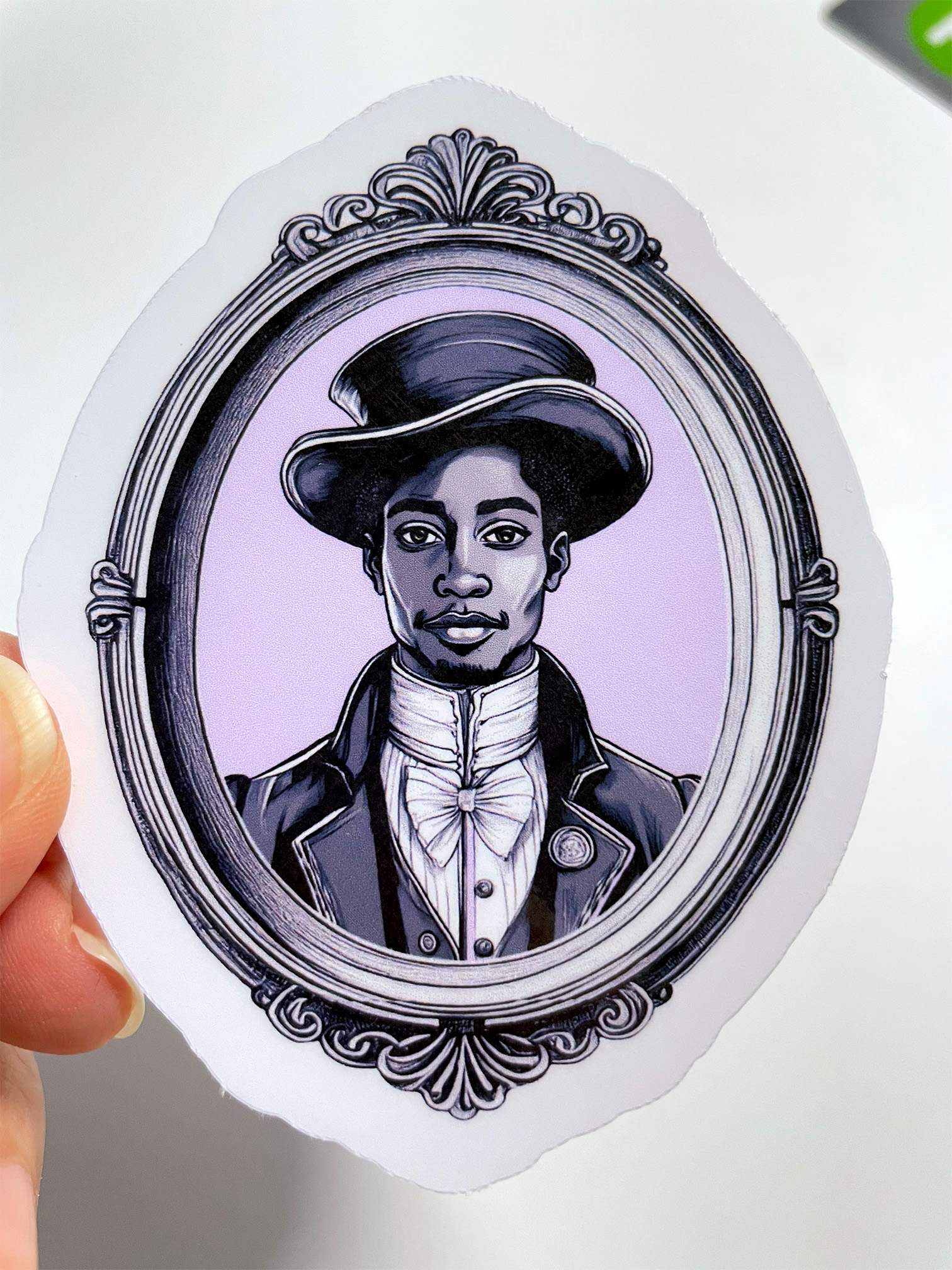 Victorian Framed Sticker | Large | Lord Alaric Vandreth