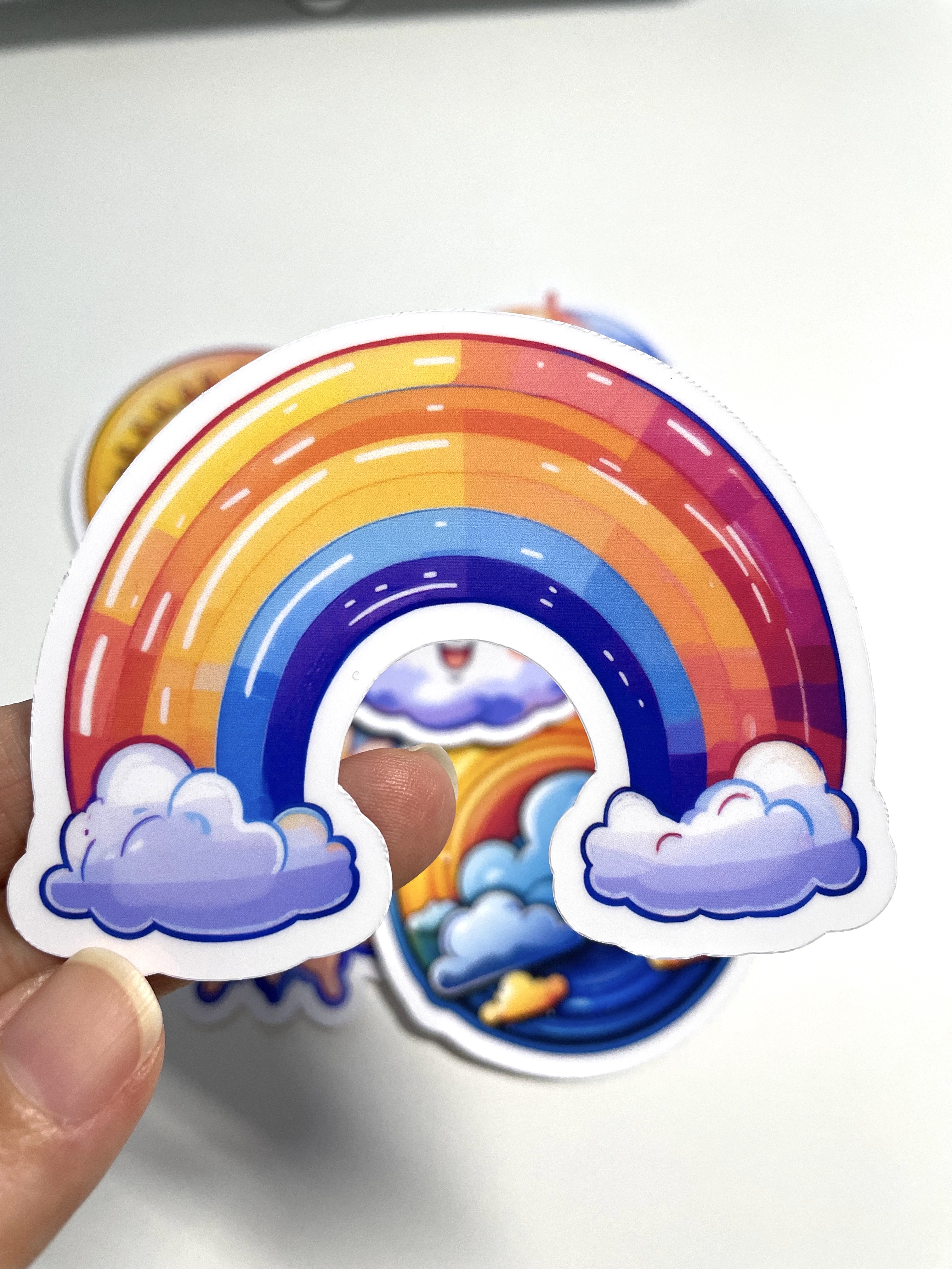 Cutie Weather Sticker Set (4x Stickers) | Water Resistant