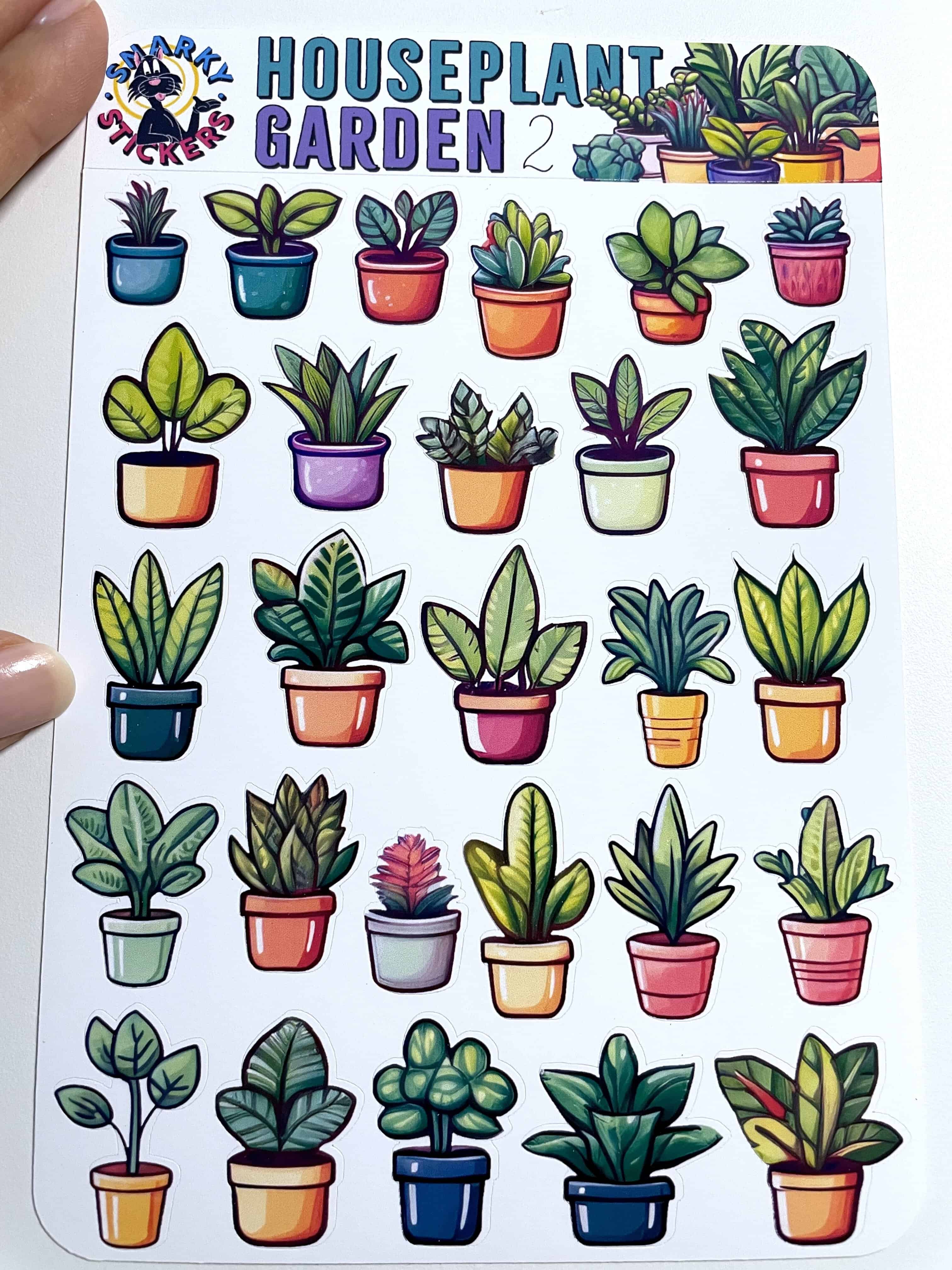Houseplant Garden Sticker Sheets