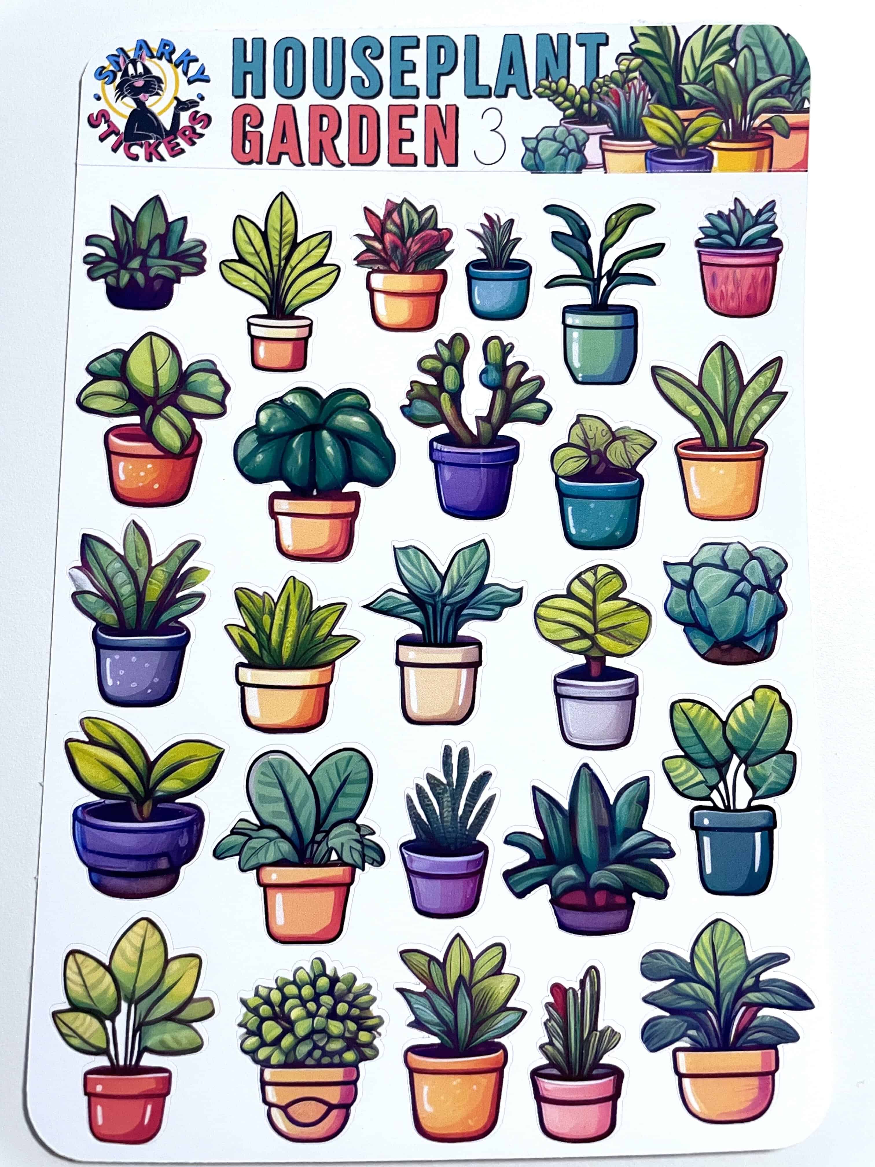 Houseplant Garden Sticker Sheets