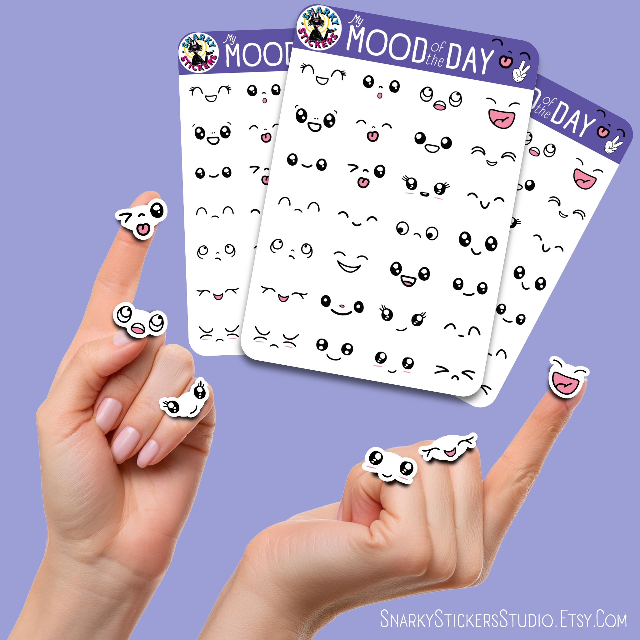 28 pcs Mood of the Day Sticker Sheet