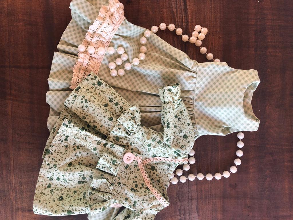 Vestido e Casaco Transpassado