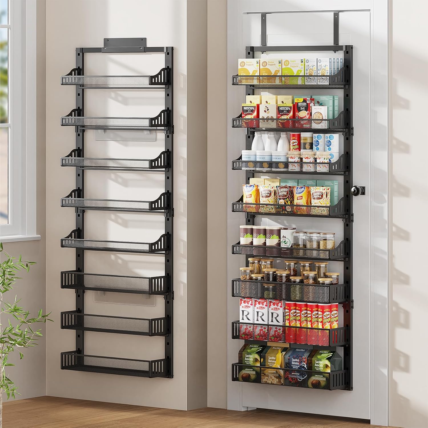 Kitchen Wall Storage Rack Set