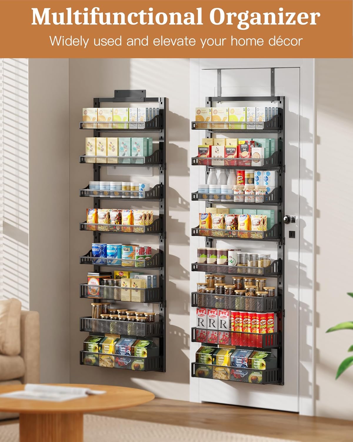 Kitchen Wall Storage Rack Set