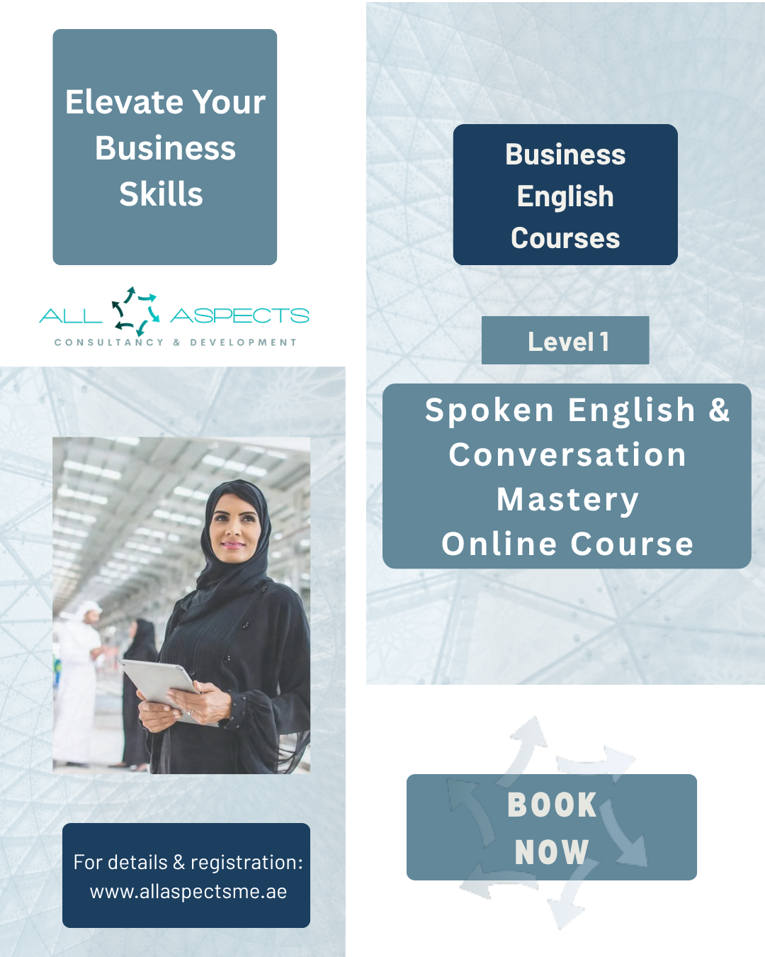 Level 1: Spoken English & Conversation Mastery Online Course