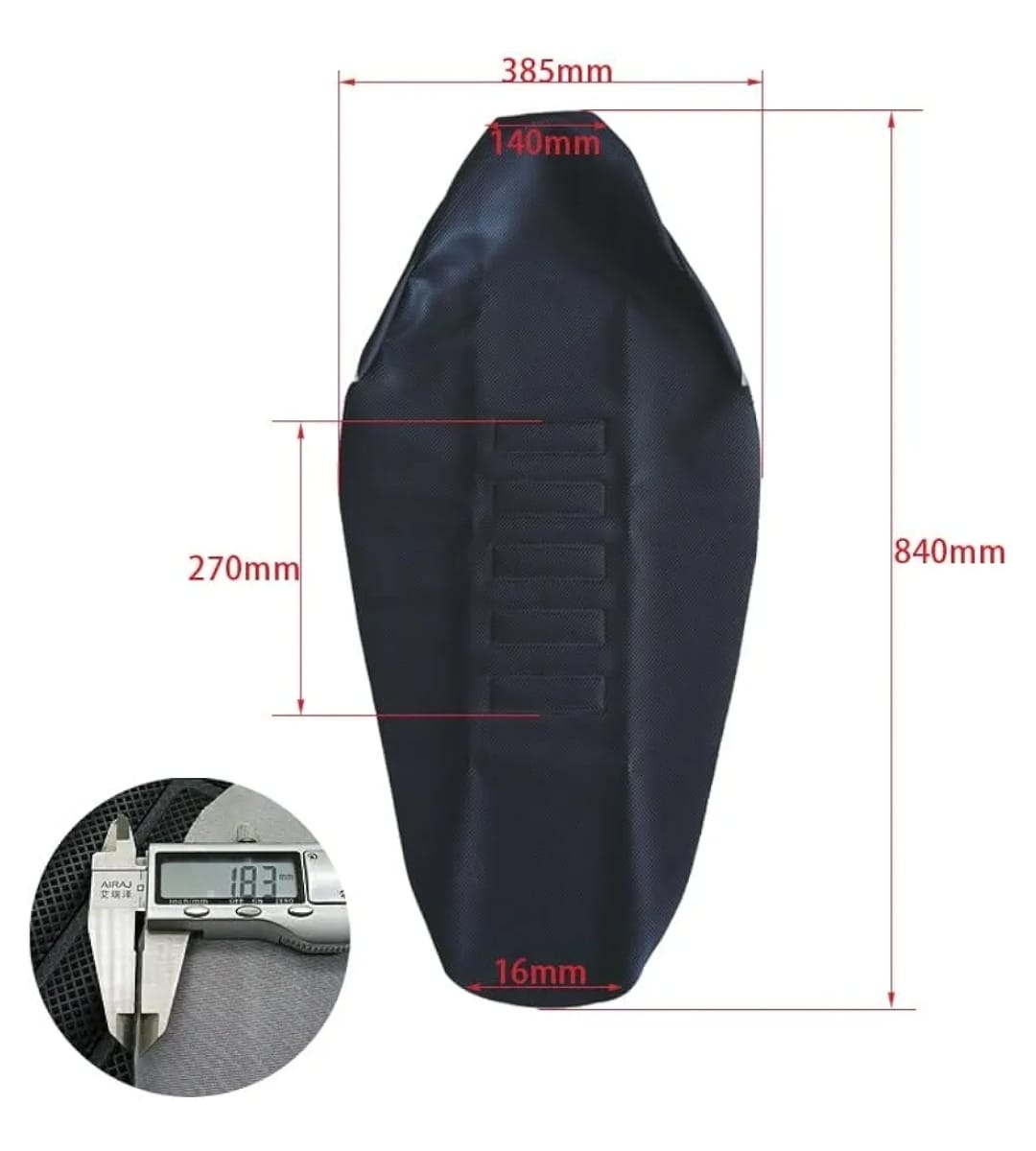 Forro de Asiento Antideslizante Azul