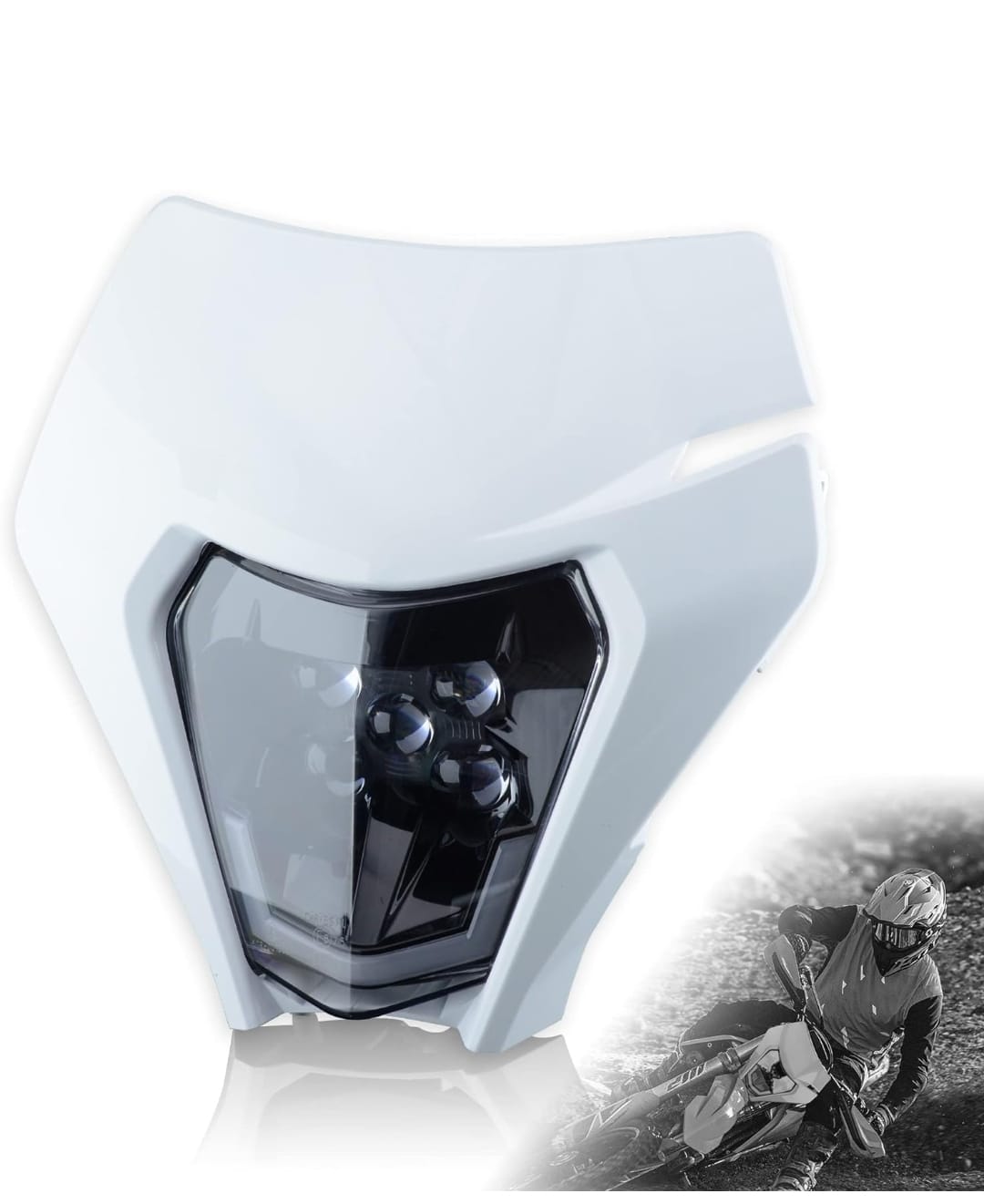 Faro Led ensamblado con mascarilla Blanca