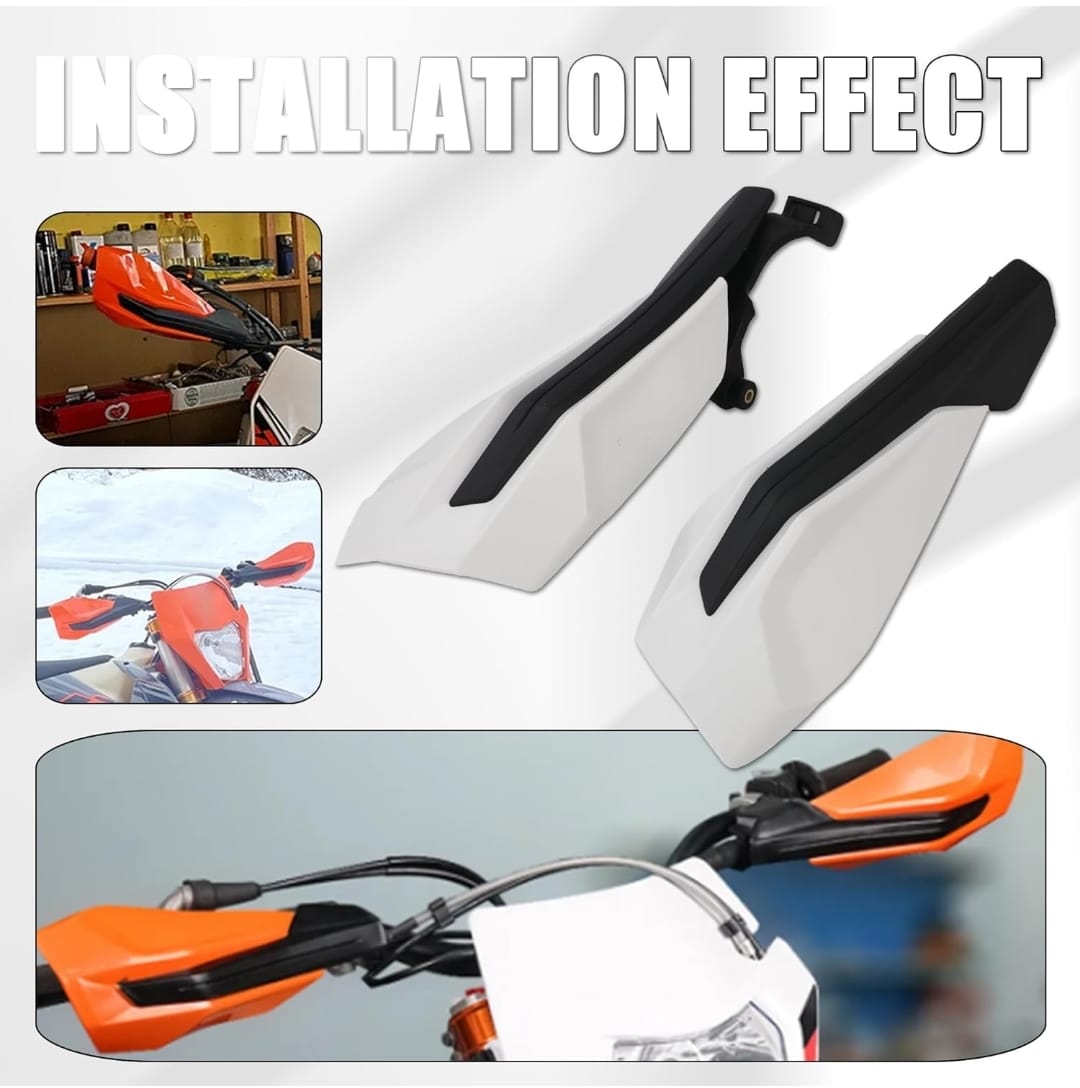 Protectores de manos blancos