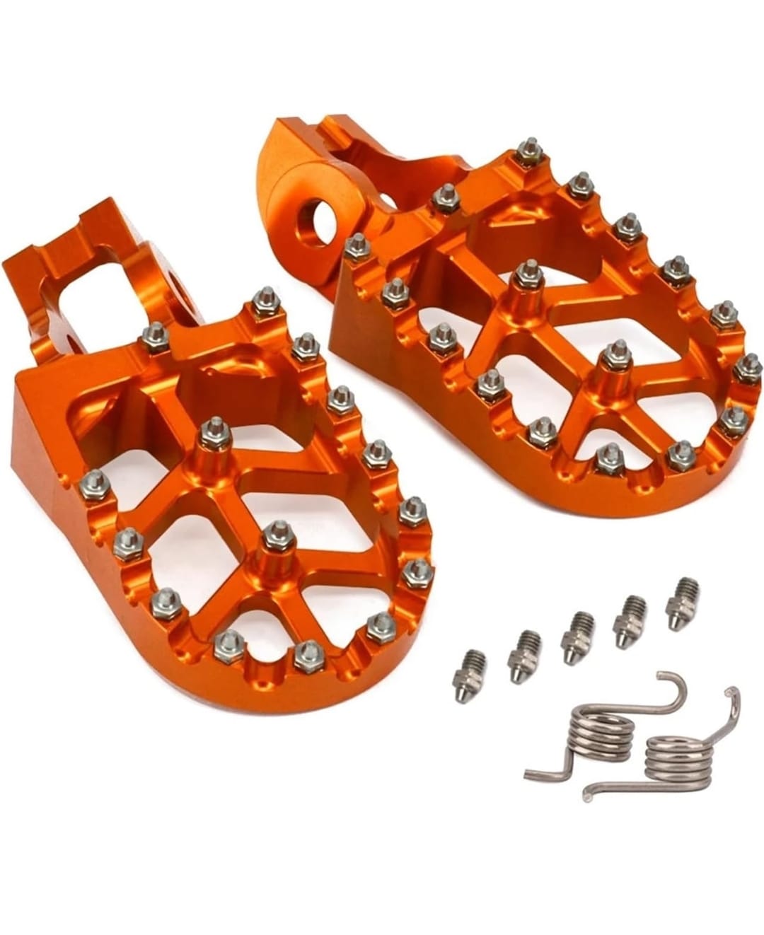 Estribos aluminio naranja 2016-2022