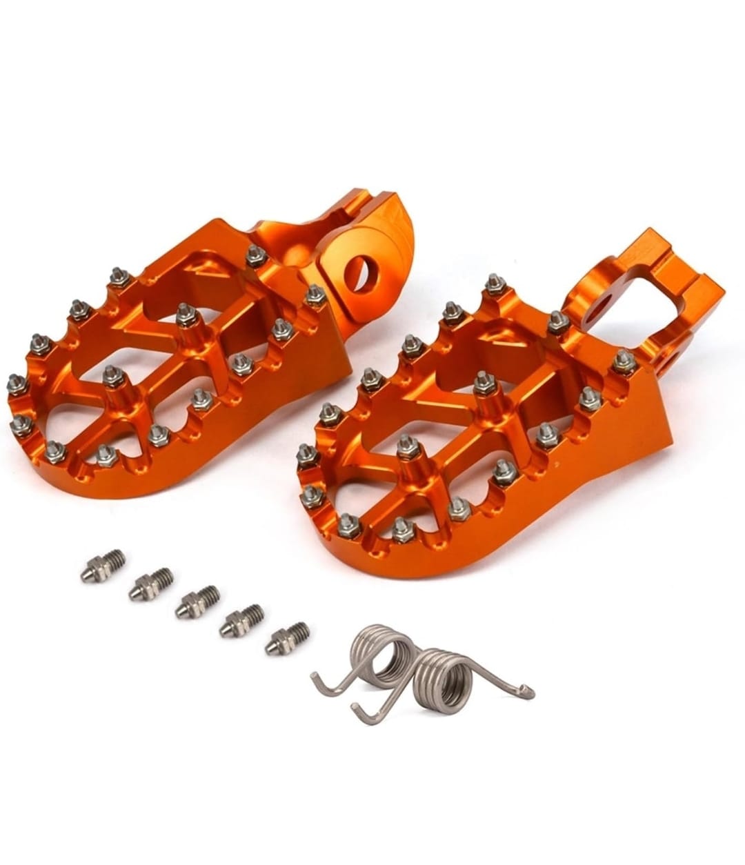 Estribos aluminio naranja 2016-2022