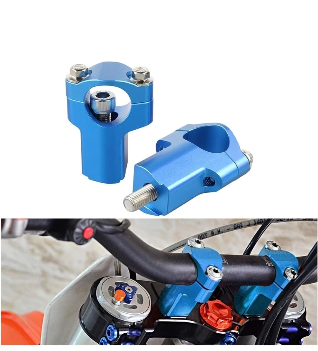 Elevadores de volante Plateado