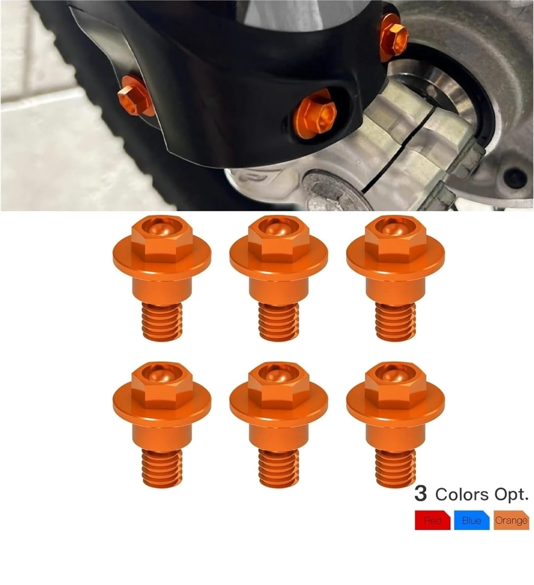 Tornillos de Canilleras Azul