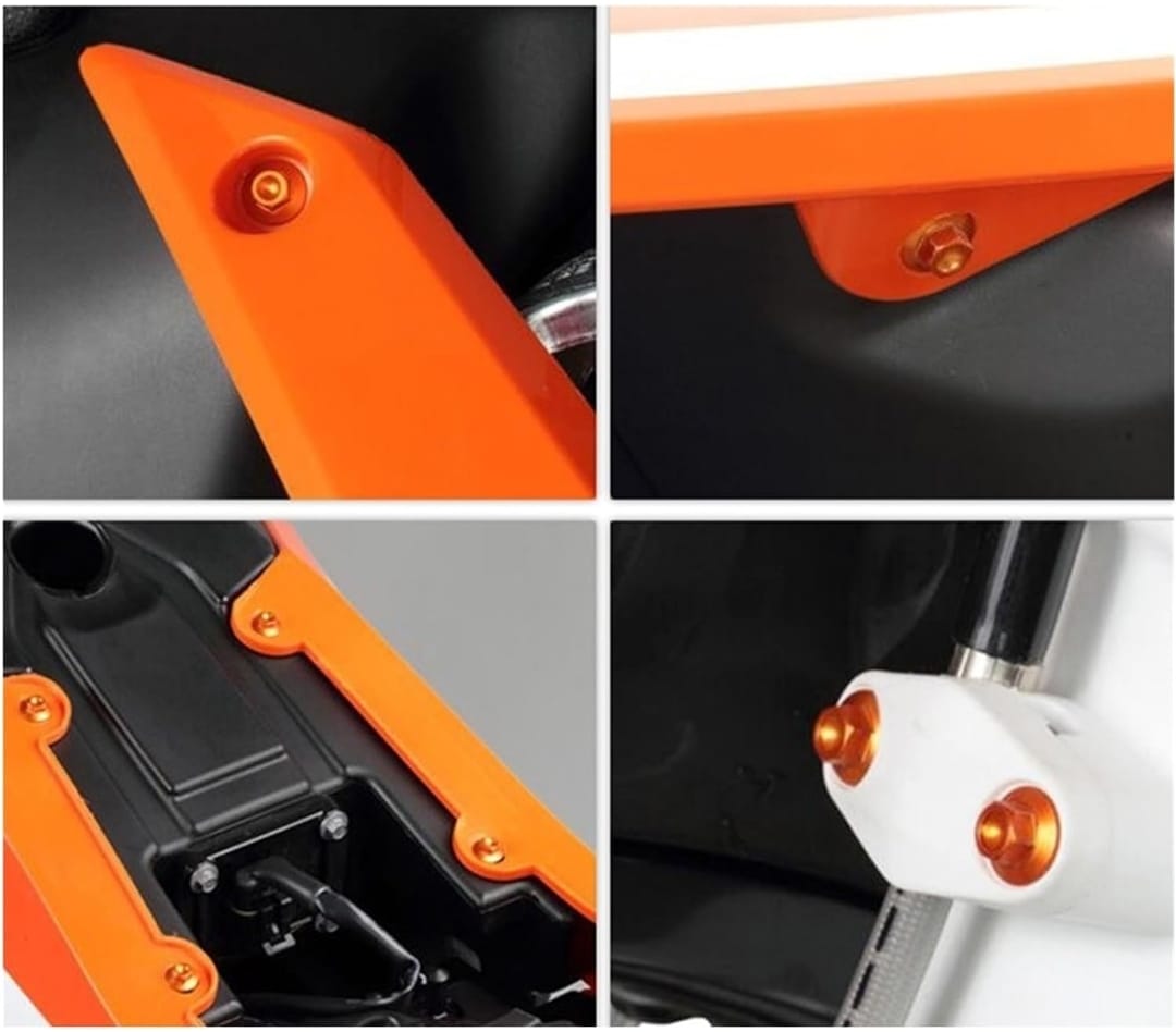 Tornillos de tapas de tanque naranja