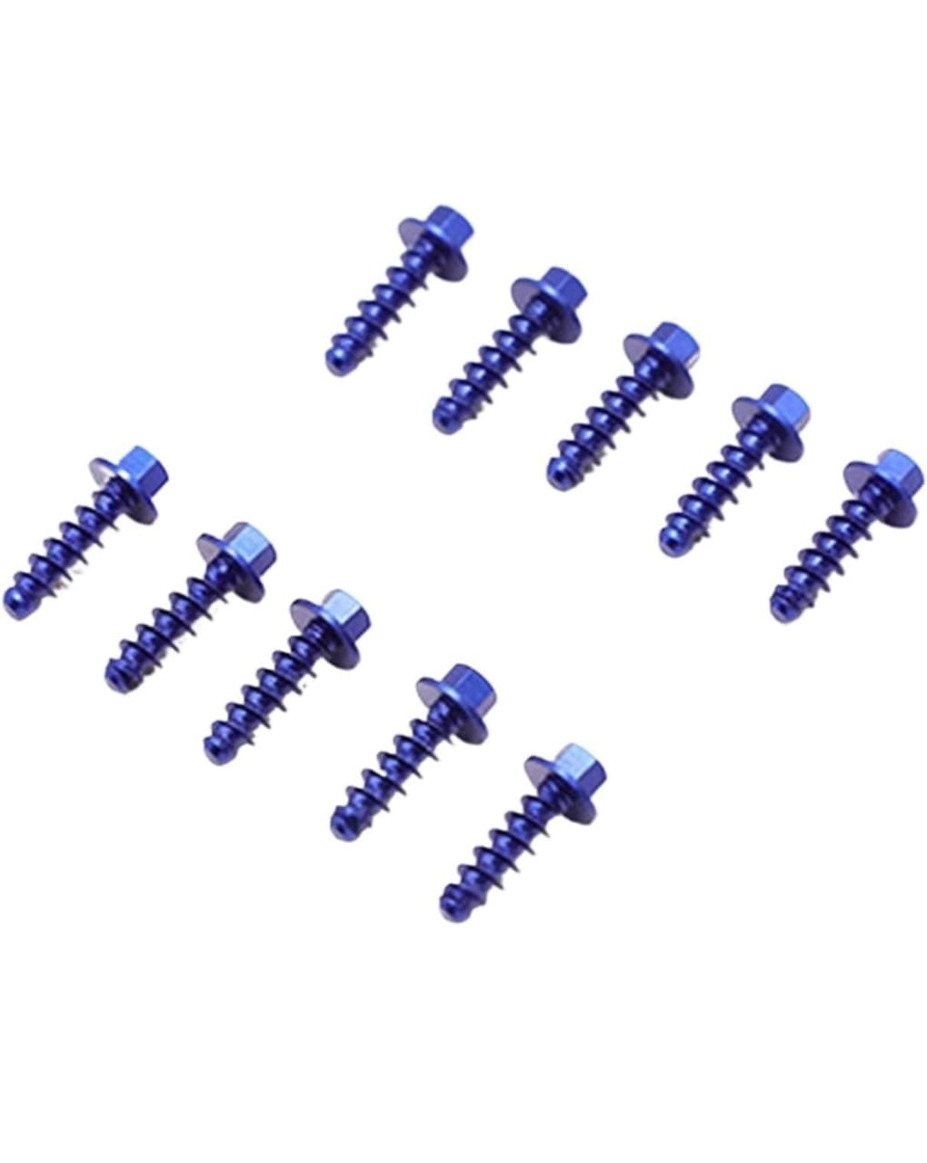 Tornillos de tapas de tanque azul