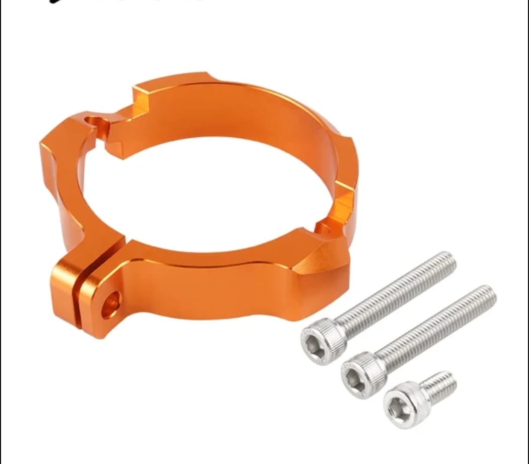 Protector de brida de escape naranja