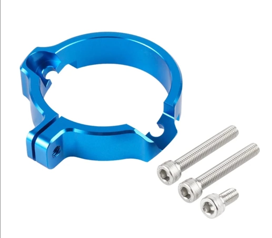 Protector brida de escape azul