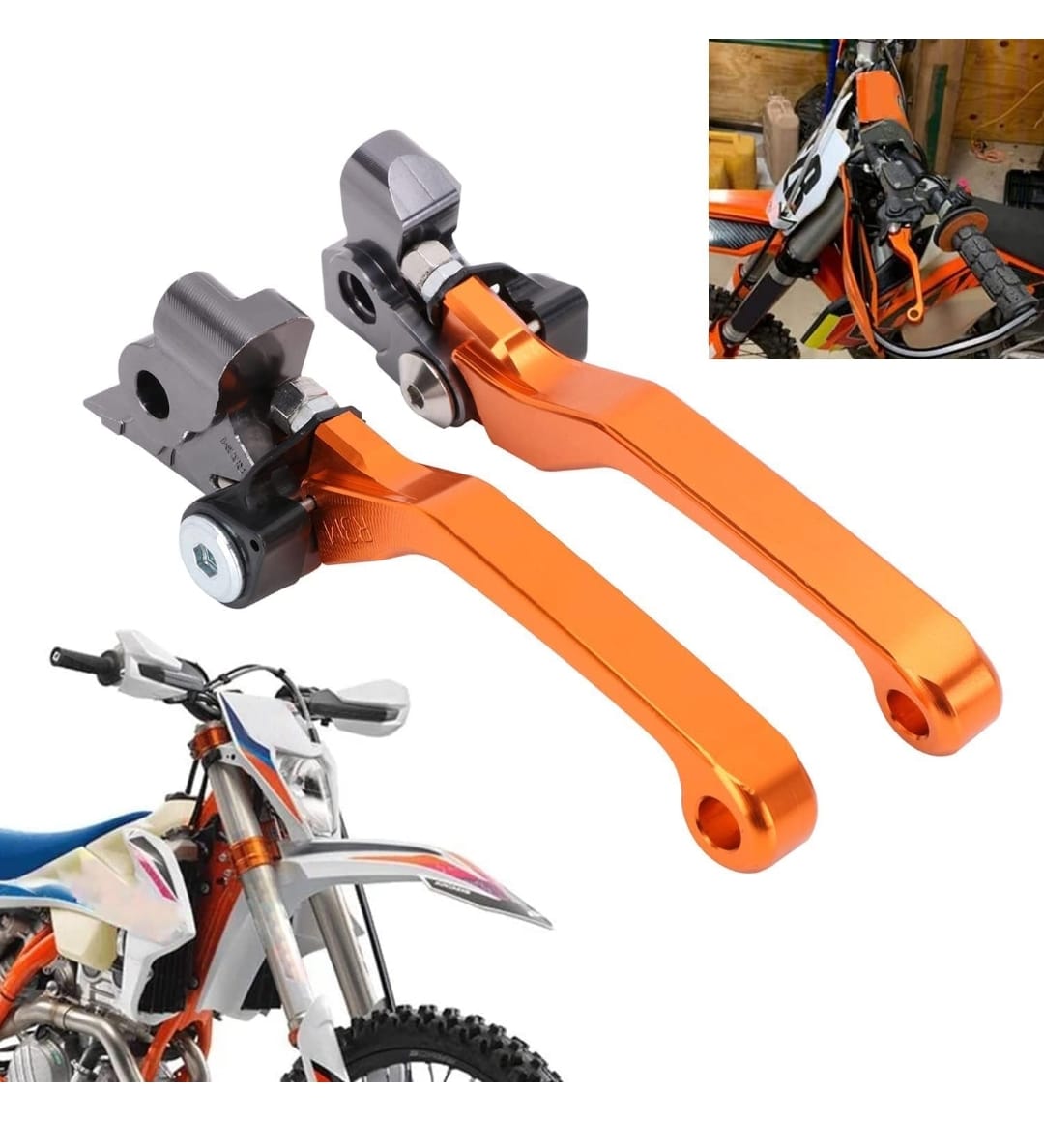 Maniguetas retractiles azul