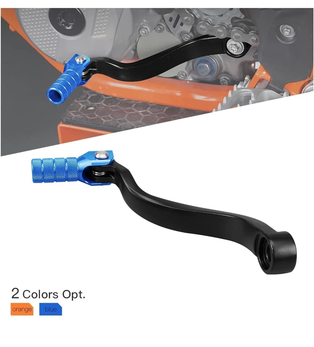 Palanca de cambios azul