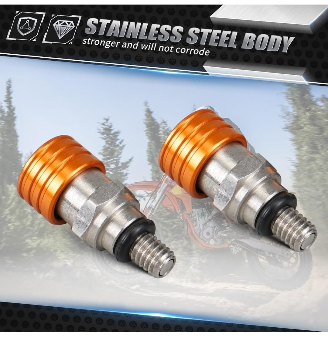 Válvulas purgadores de aire suspensión naranja