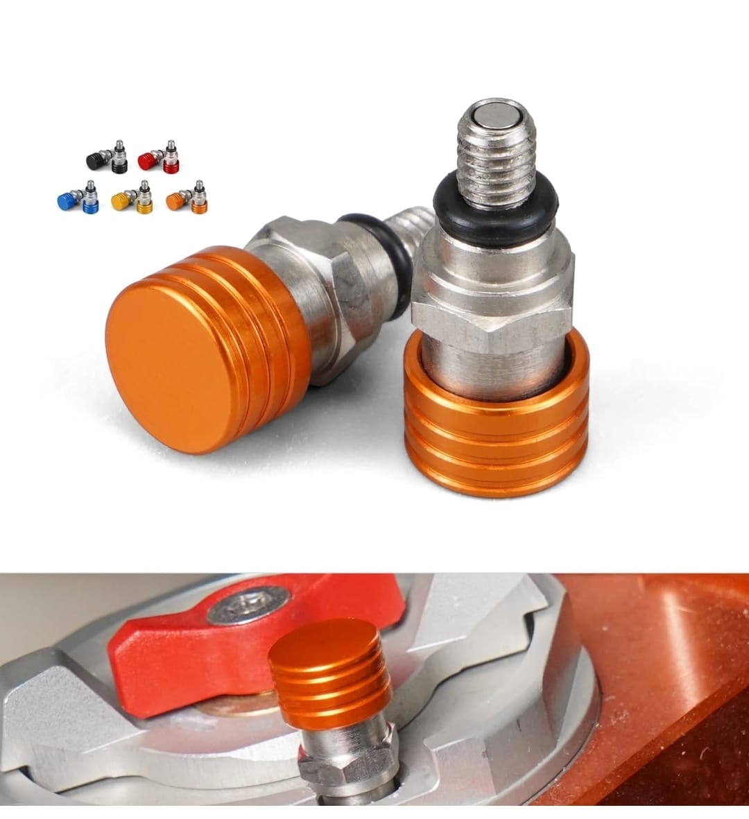 Válvulas purgadores de aire suspensión azules