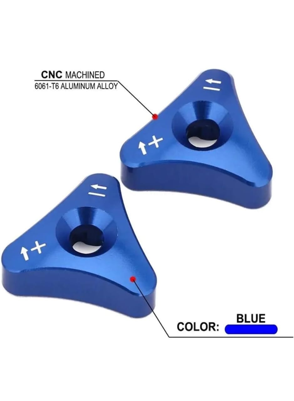 Perillas regulación suspensión azul