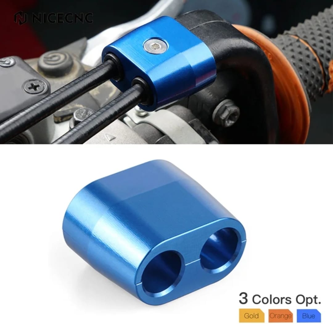 Protector de cables de acelerador azul