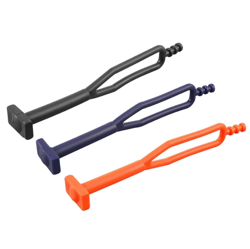 Caucho soporte de apoyo lateral naranja