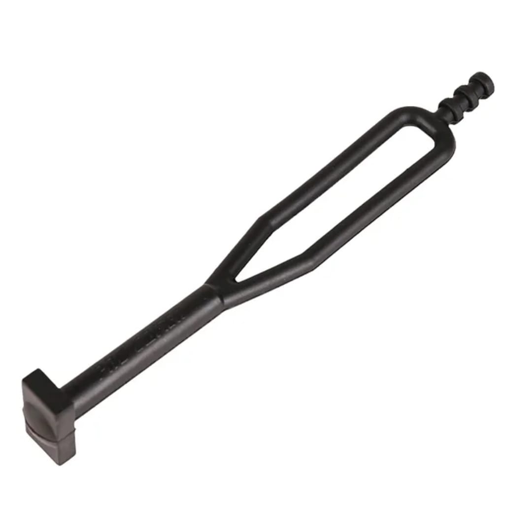 Caucho soporte de apoyo lateral naranja