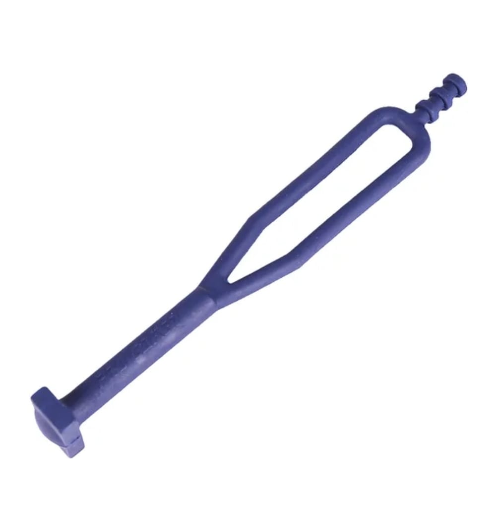 Caucho apoyo soporte lateral azul