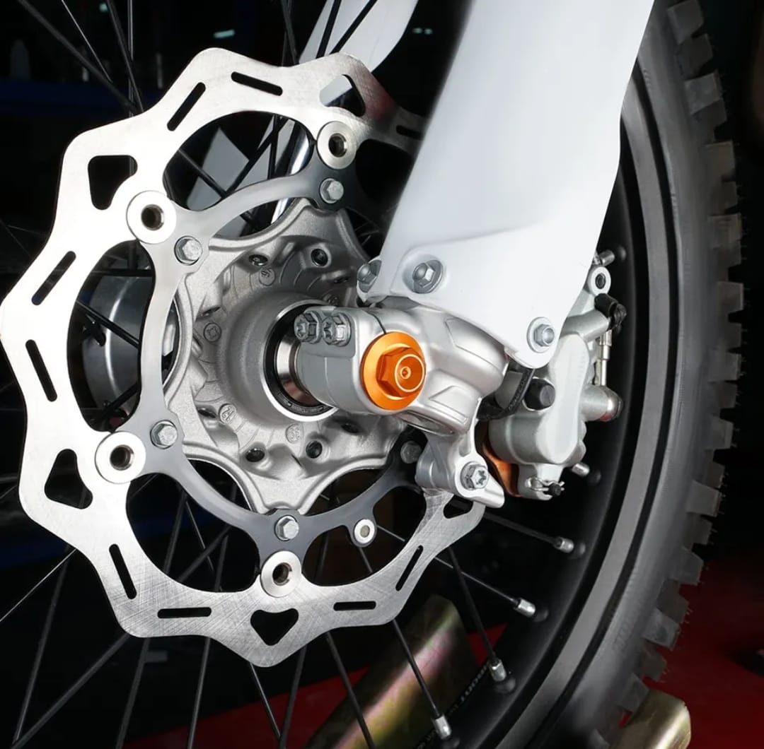 Juego deTuercas de bloqueo de eje naranja