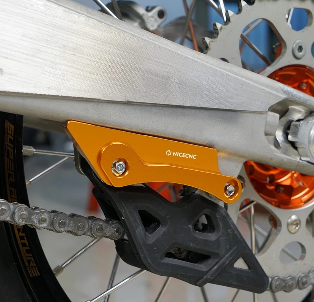 Protección guía de cadena naranja