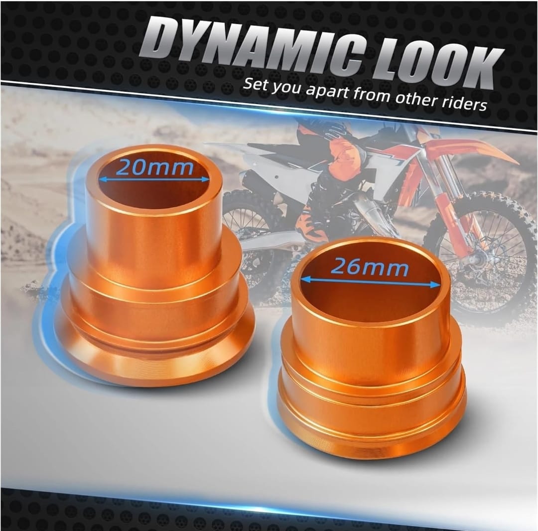 Juego de Bujes de rueda delantero y trasero espaciador