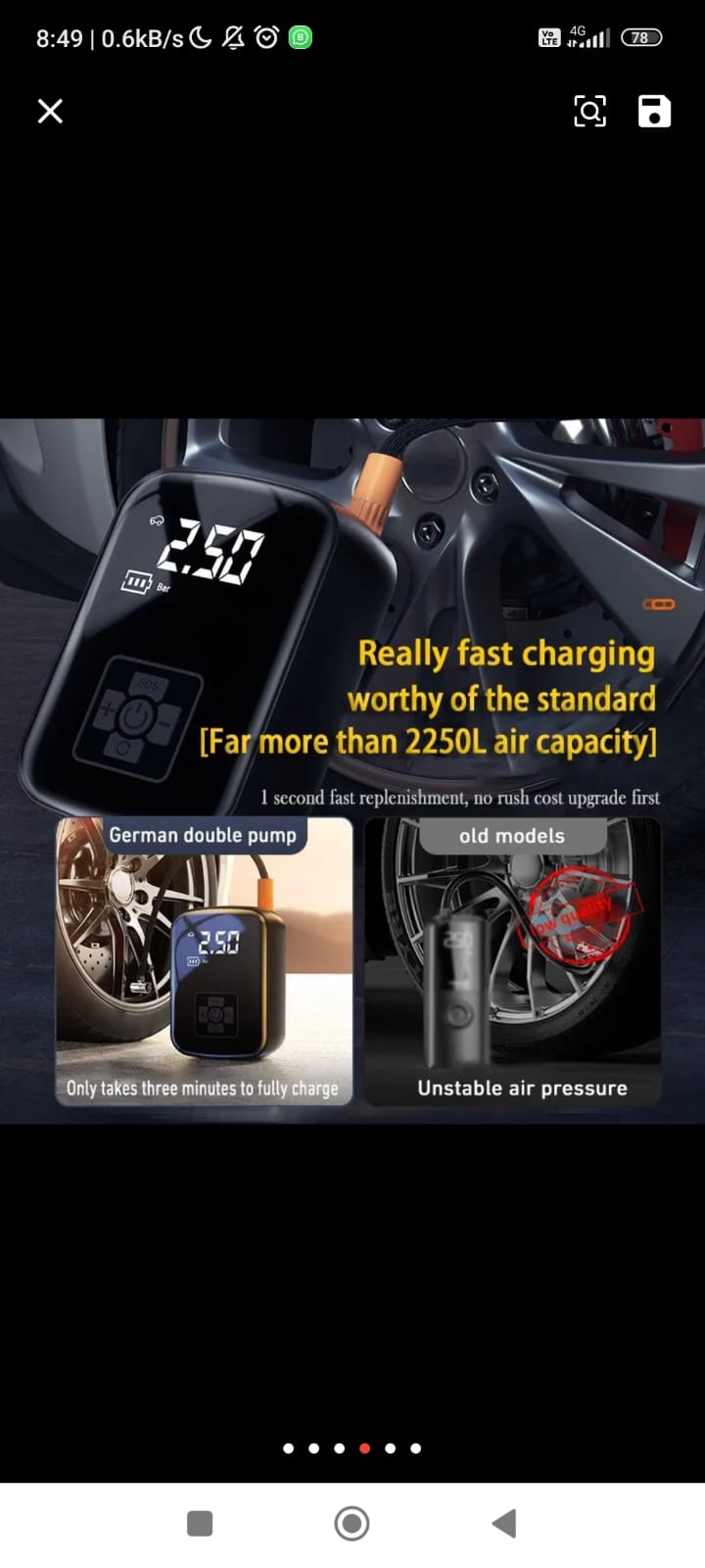 Compresor de aire eléctrico bomba de inflado de neumáticos para motocicleta bicicleta