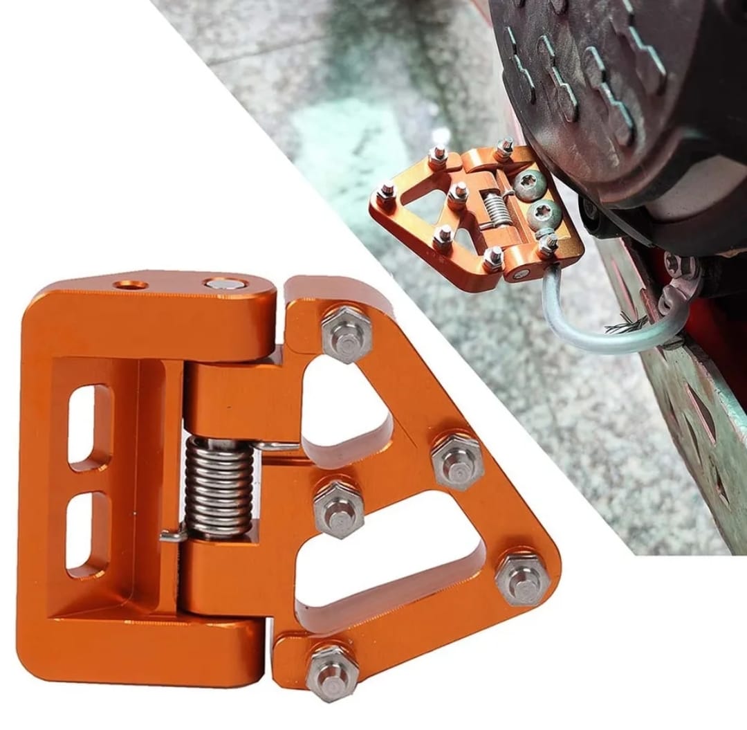 Punta de pedal de freno plegable naranja