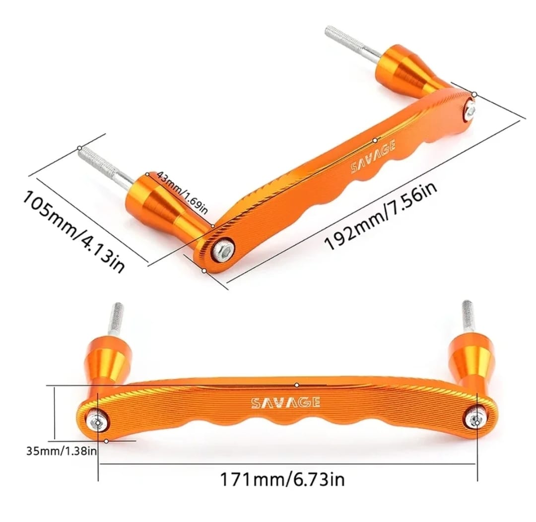Manija de agarre trasera