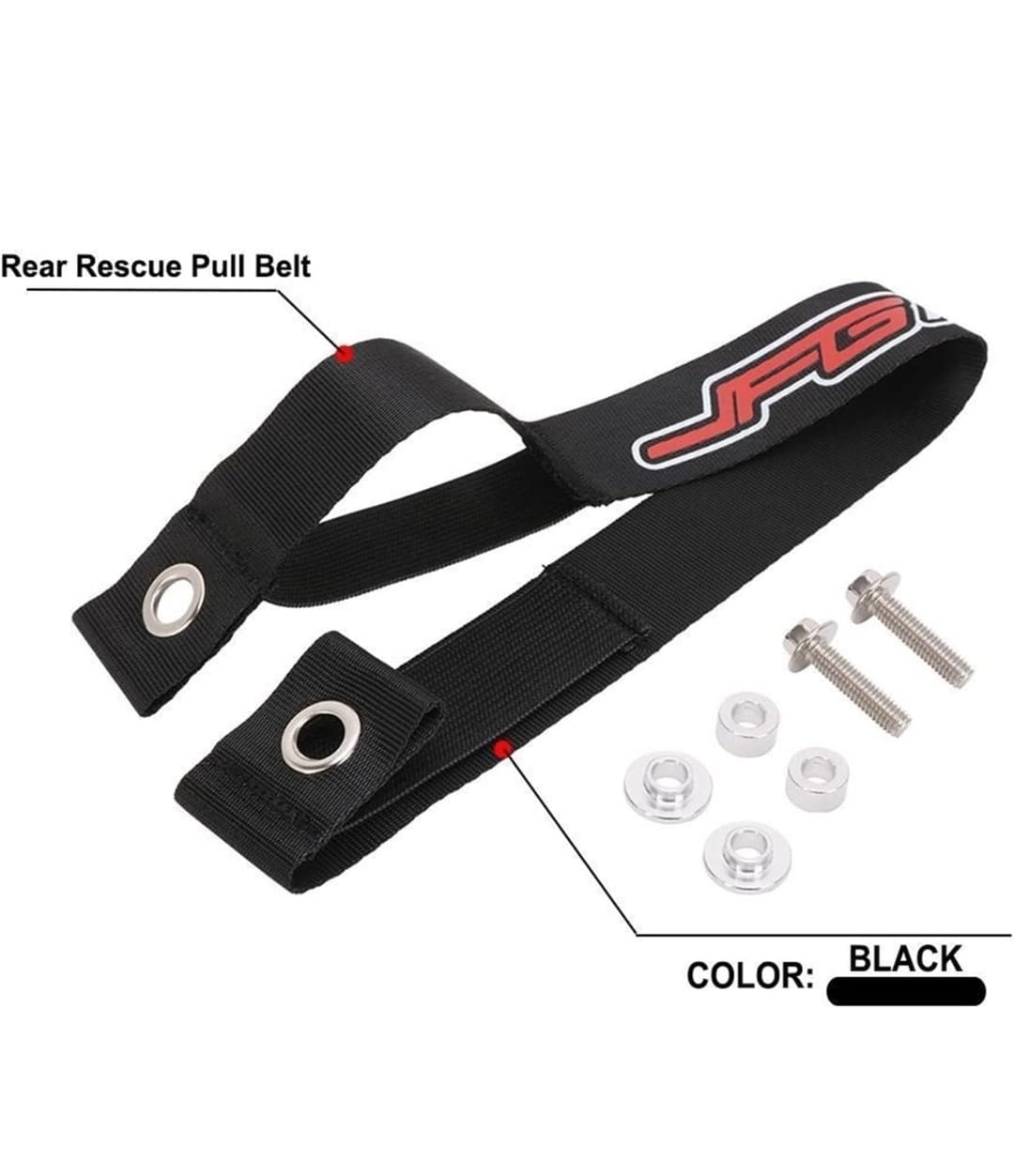 Correa de rescate para motocicleta