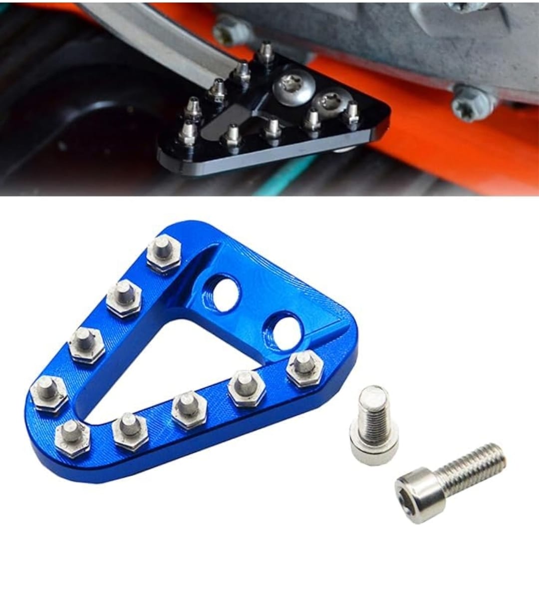 Punta pedal de freno azul