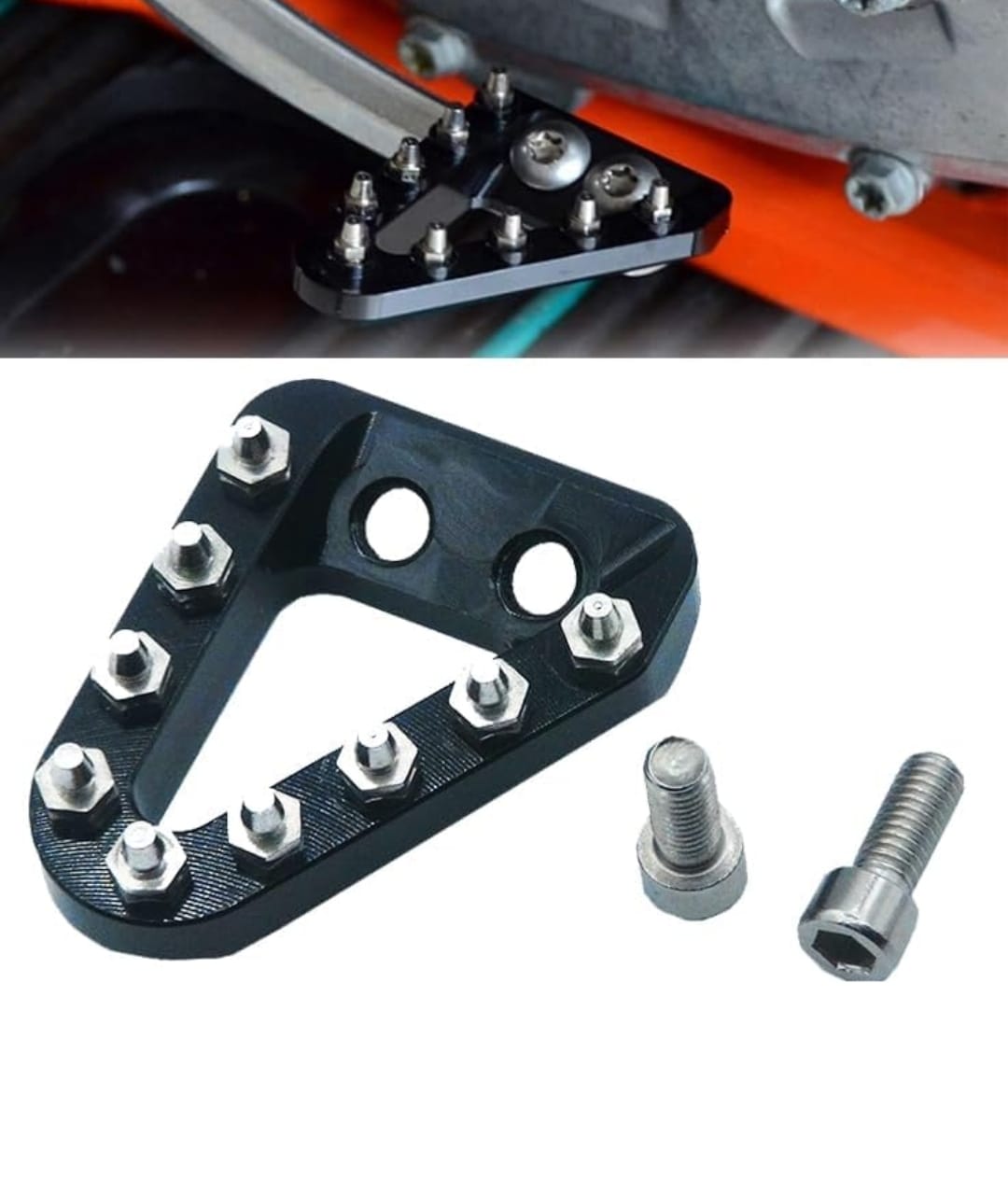 Punta pedal de freno negro