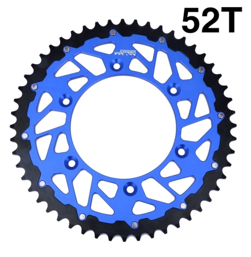 Catalina de aluminio con filo de acero de 52 dientes