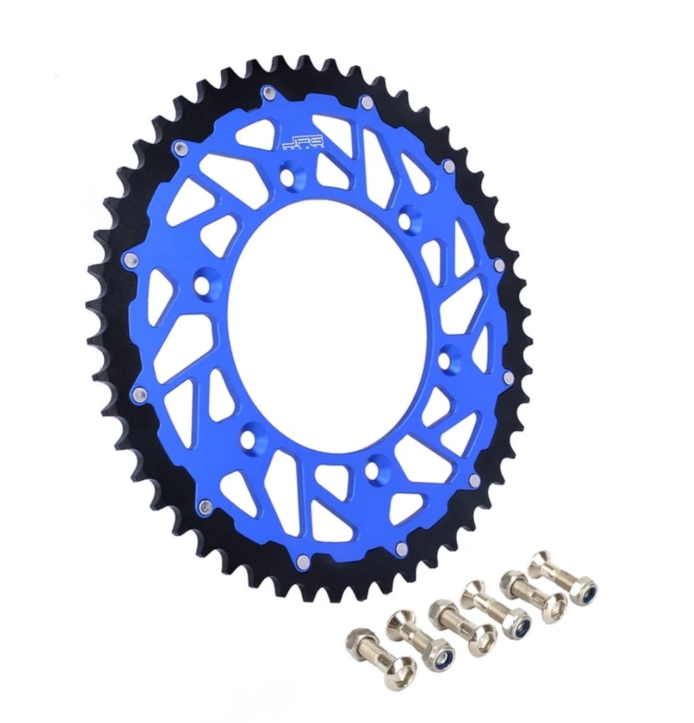 Catalina de aluminio con filo de acero de 52 dientes