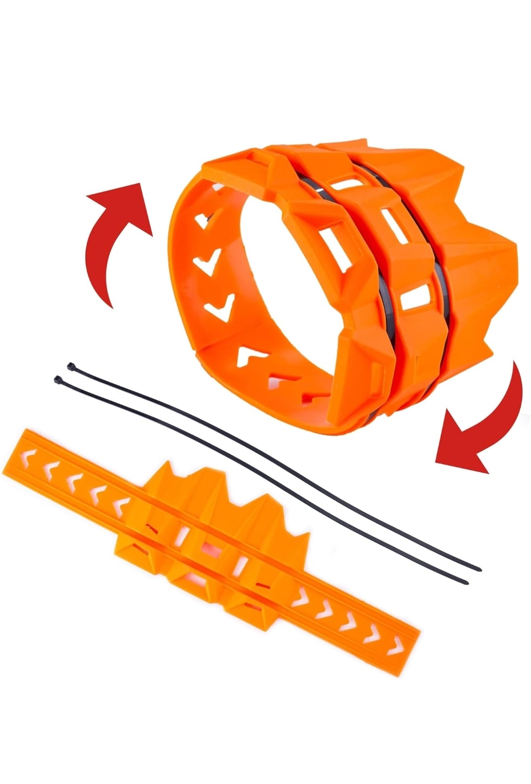 Protector Universal para silenciador NARANJA