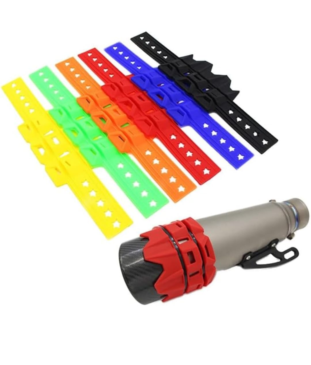 Protector Universal para silenciador NARANJA