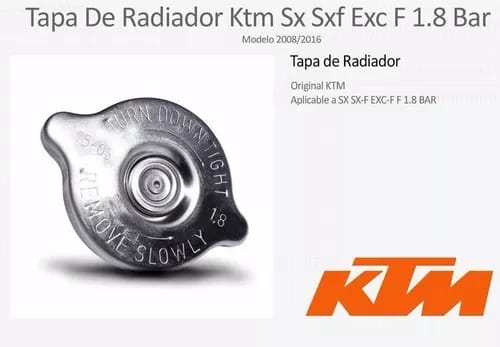 Tapa de radiador de 1.8