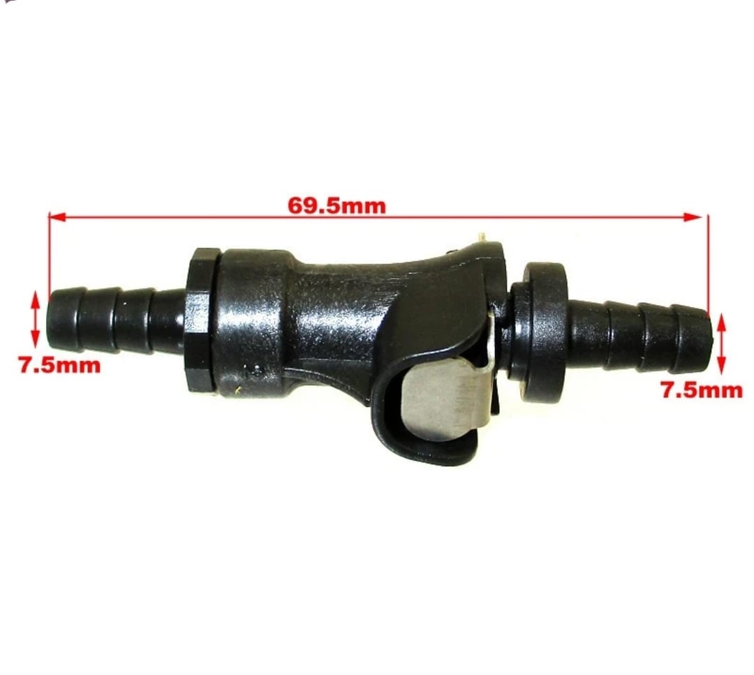 Conector rápido de linea de combustible