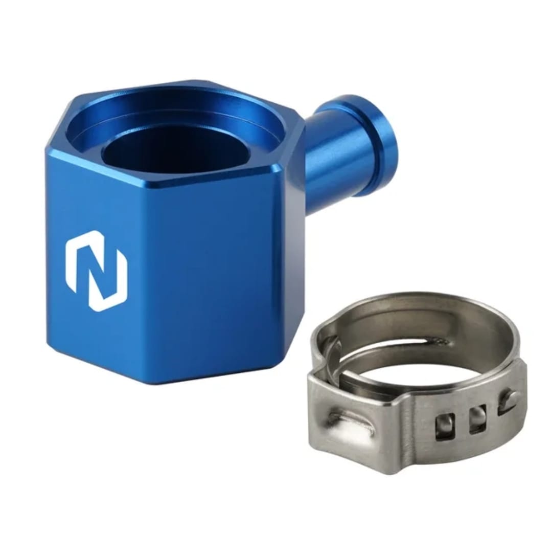 Conector de tanque de combustible Azul