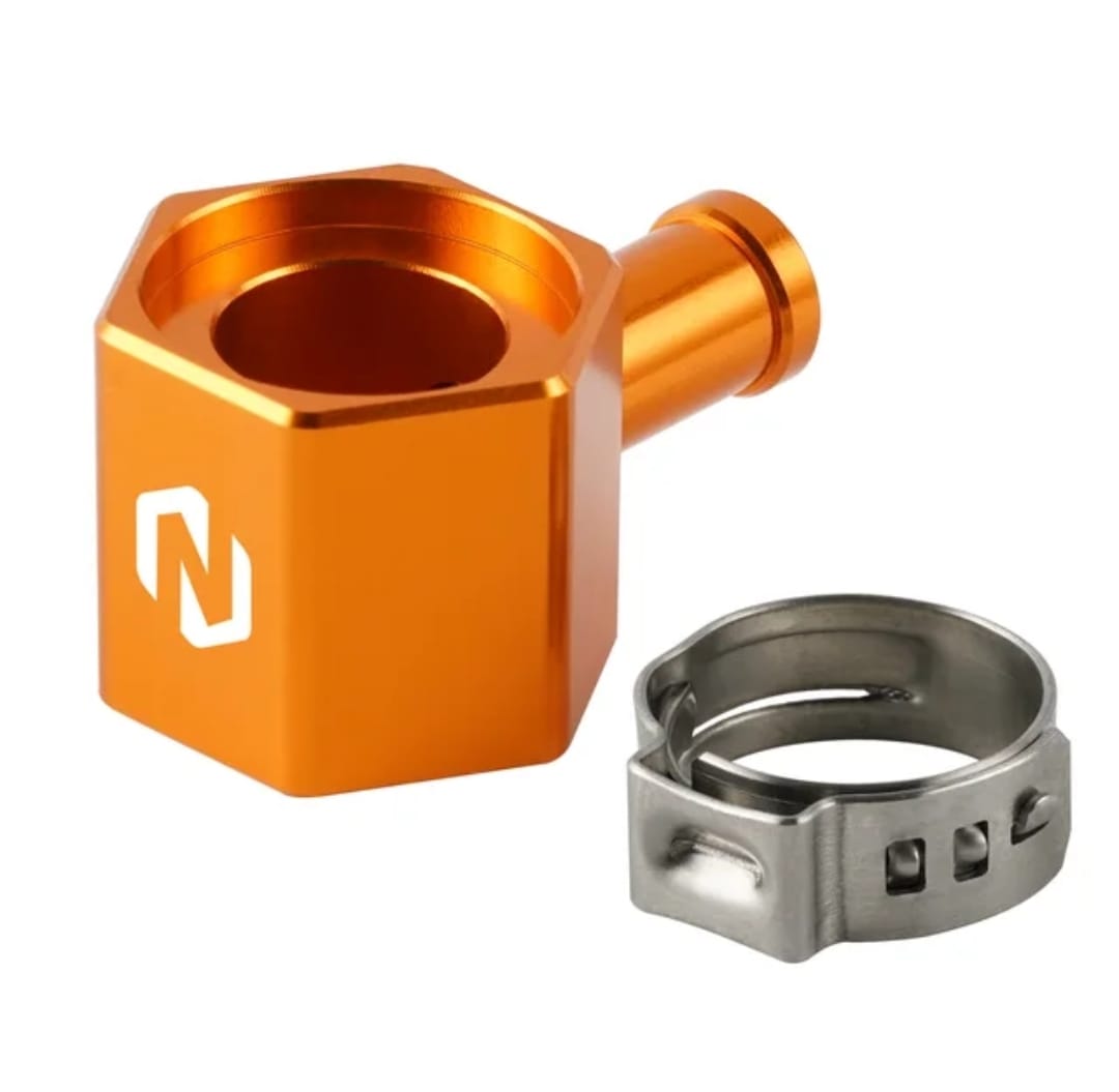Conector de tanque de combustible Naranja
