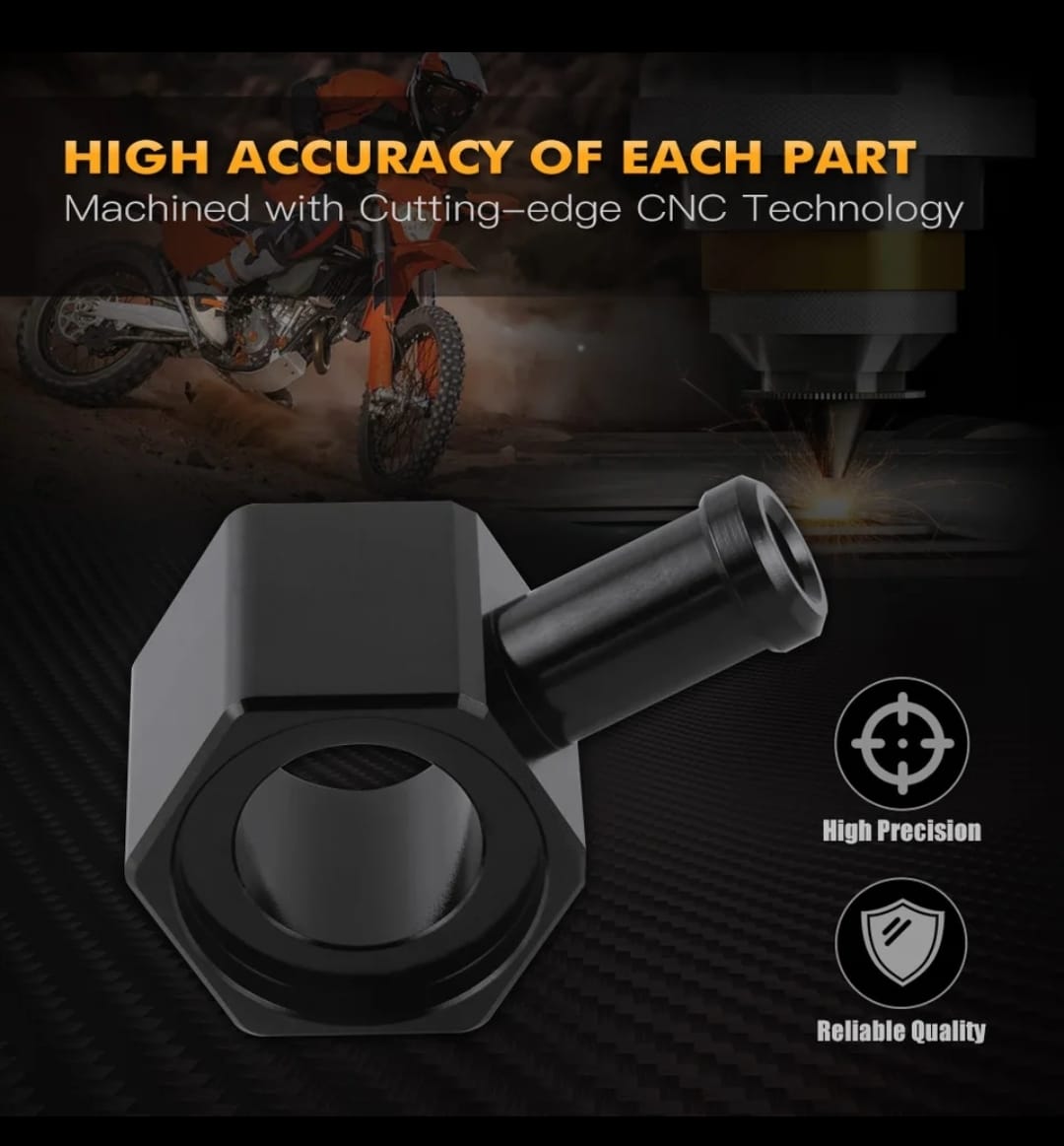 Conector de tanque de combustible Naranja