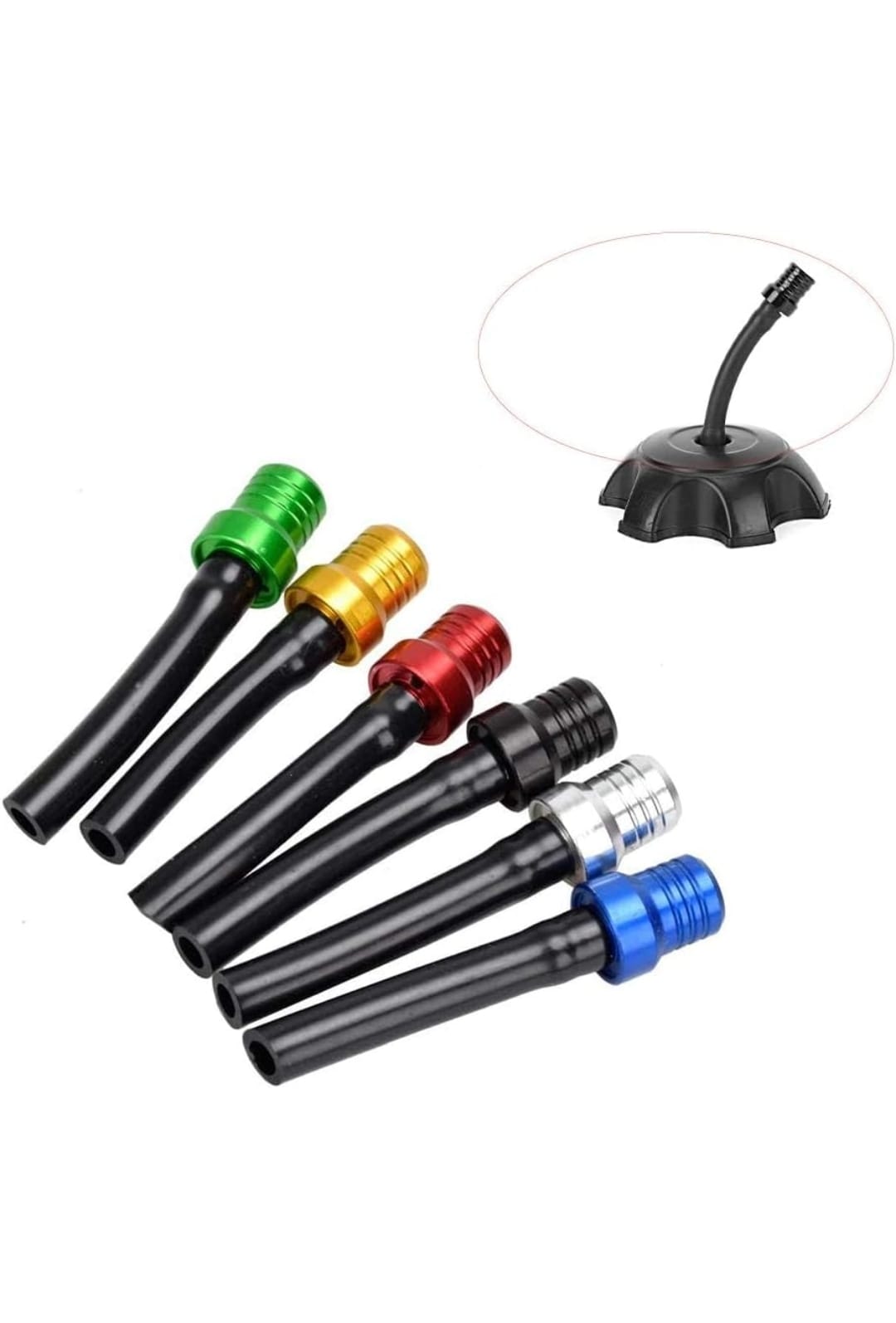 Manguera de ventilación de tanque de gasolina Plateada