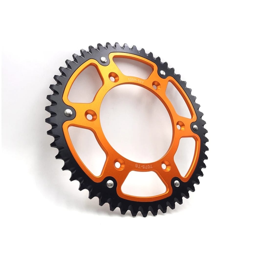 Catalina de aluminio con filo de acero de 51 dientes