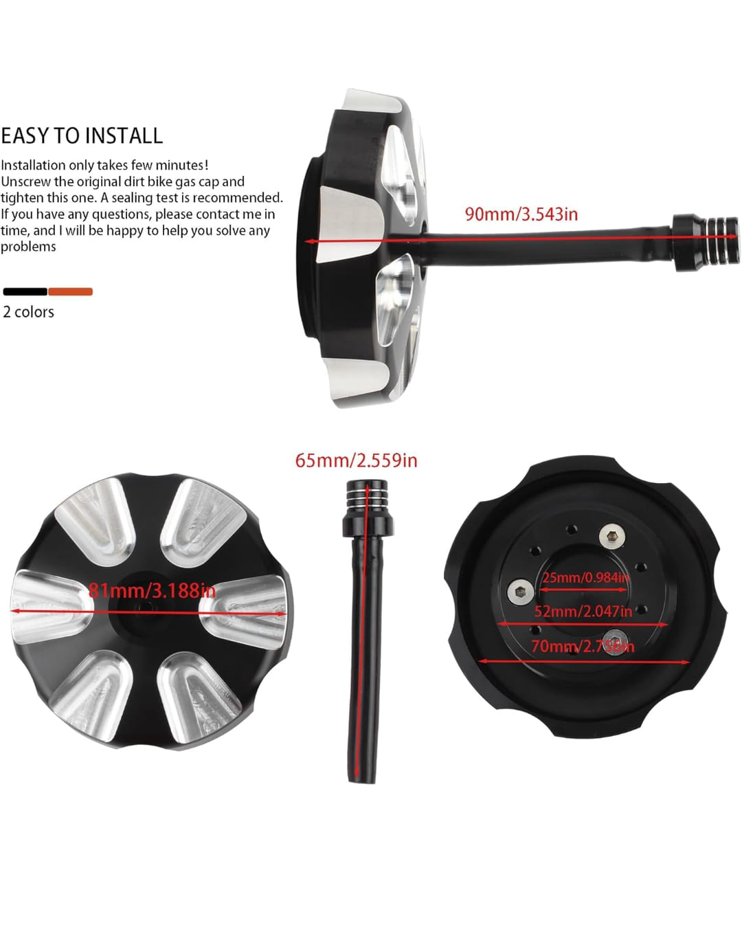 Tapa del tanque de combustible KTM 2010-2023
